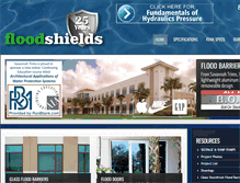 Tablet Screenshot of floodbarriers.net